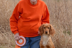 Janet Syberg and Peggy with their Jr ribbon